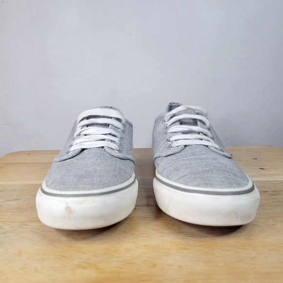 VANS Ortholite Sneakers, Heather Gray w/ Leather Accent, Womens Size : 9.5 - Picture 12 of 15